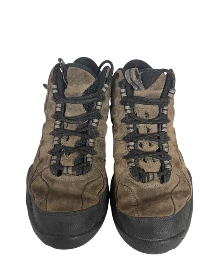 Nike ACG Mens Hiking Boots Size 10 Brown Nubuck Suede & Black Rubber