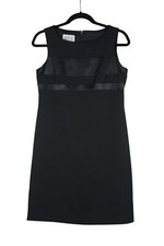 Yves Cossette Depeche mode women's sleeveless little black sheath dress 6P