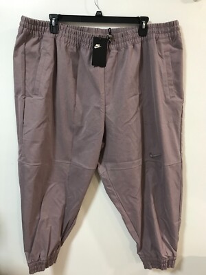 Nike Sportswear Swoosh Women's Purple Smoke Plus Size 3X Woven Pants $85 NWT