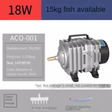 Oxygen Pump Fish Pond Seafood High Power Home Oxygen Pump Oxygen Pump 18W