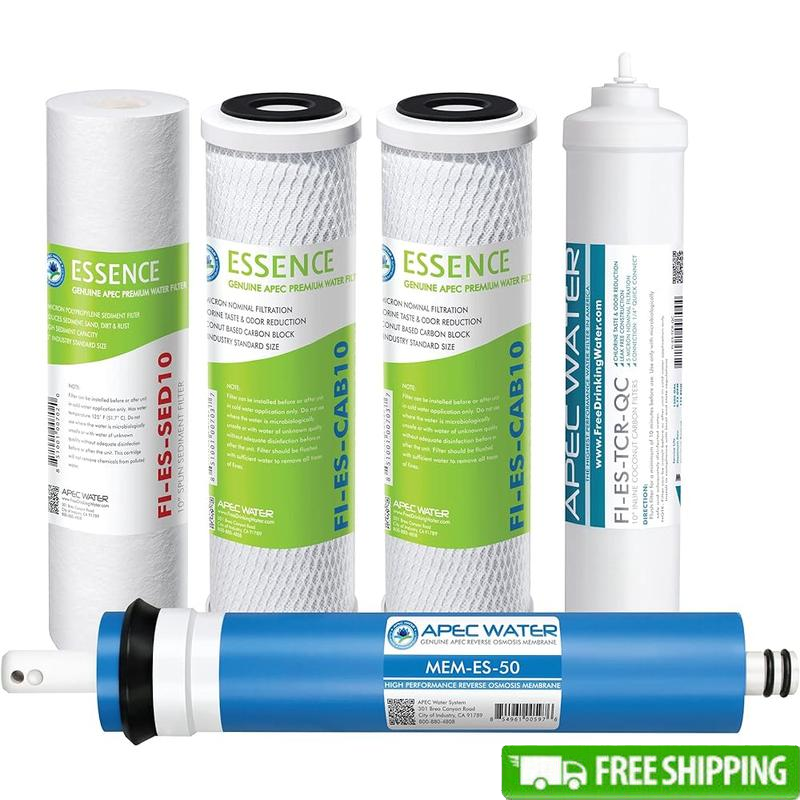 50 GPD Replacement Filter Set RO Undersink System Water Filtration System New