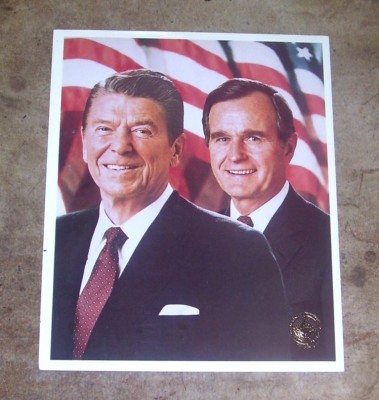 RONALD REAGON, GEORGE BUSH , OFFICIAL 1985 INAUGURATION PHOTO | eBay