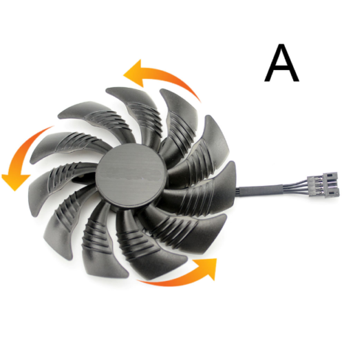 Cooling Fan For Gigabyte RX580 RX 580 Aorus GPU Graphics Card PLD09210S12HH - Picture 3 of 17