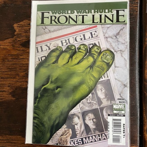 World War Hulk Frontline - Direct Edition Singles 1 -6 Jenkins Bachs etc Mint - Bild 7 von 8