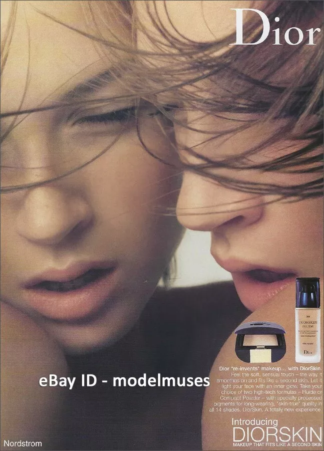DIOR Beauty 1 Page Magazine PRINT AD 2002 MARIE EVE NADEAU nick knight