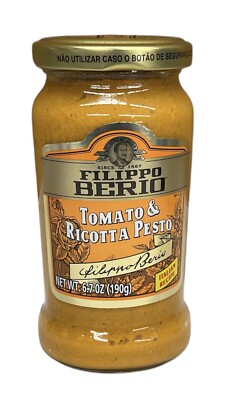 Filippo Berio Italian Recipe Tomato & Ricotta Pesto 6.7 oz