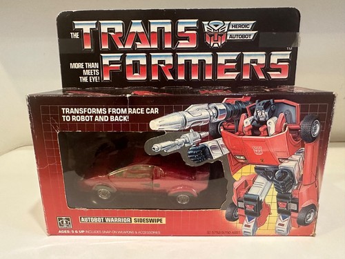 G1 Hasbro Takara Transformers Sideswipe nuovo con scatola - Foto 2 di 16