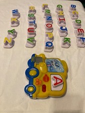 Leap Frog Fridge Phonics Magnetic Sun Complete Capital Letters Alphabet TESTED