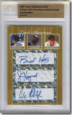Brandon Hicks * JASON HEYWARD * Cole Rohrbough * Autograph Rookie Auto BGS #/10