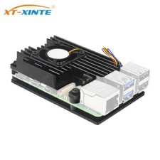 For Raspberry pi 5 Cooler Case Cooling Fan Enclosure Heat Sink Protective Cover