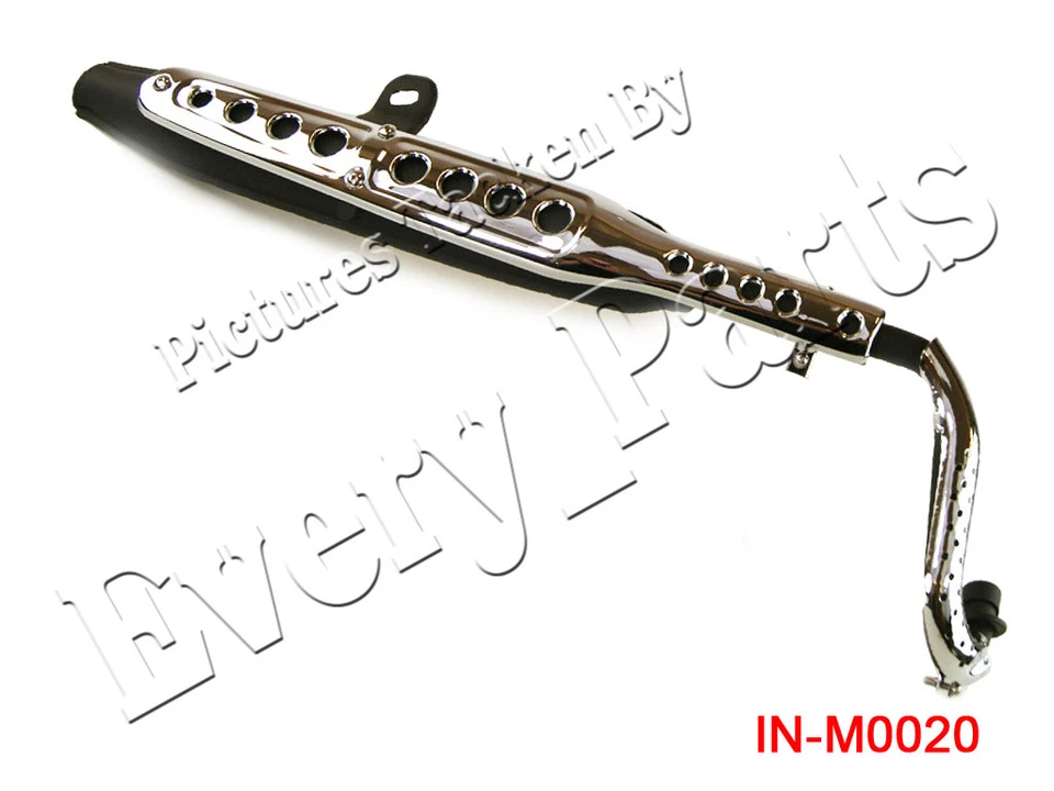 Honda CT 70 CT70 Dirt Pit Bike Trail Bike Exhaust Muffler Pipe System 1969-1976 - Image 2 of 4