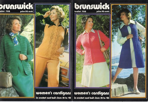 Vintage Crochet or Knit Fashion Pattern Leaflets 1970s Men Women Kid You Pick - Picture 96 of 116