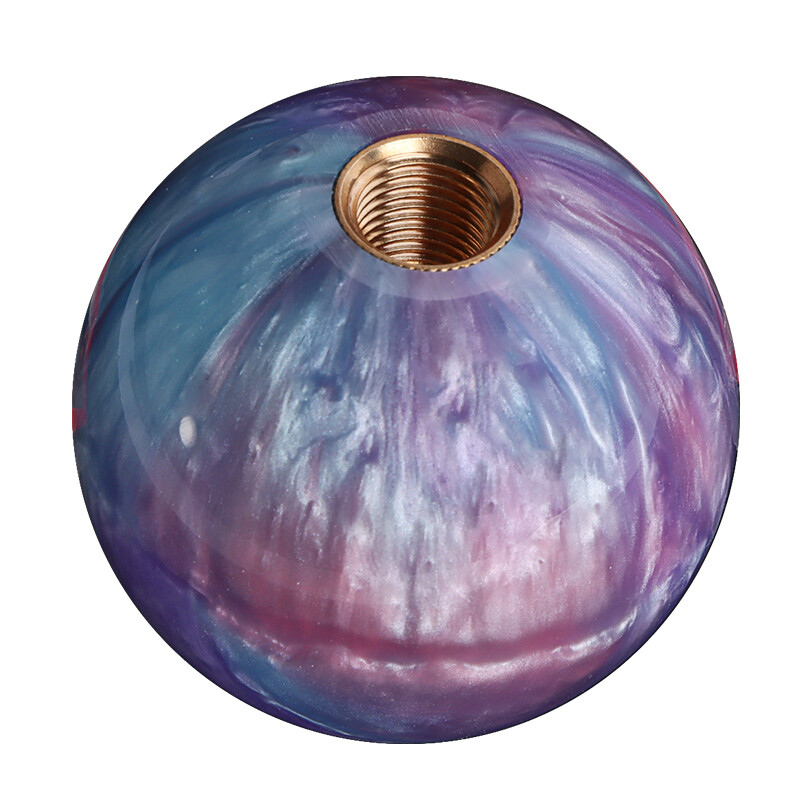 Universal JDM Pearl Purple Round Ball Shift Knob Automatic Car - Foto 1