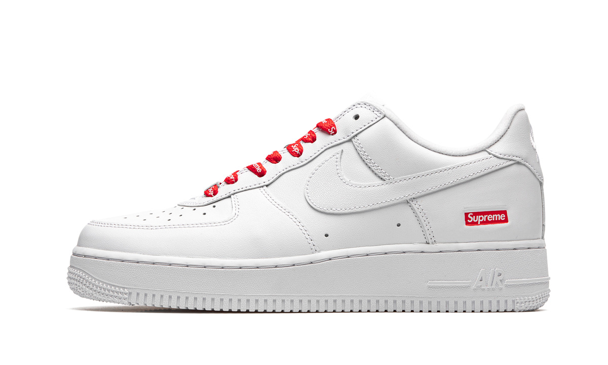 SIZE 9 MENS NIKE AIR FORCE 1 LOW x SUPREME WHITE DEADSTOCK IN HAND!  CU9225-100 | eBay