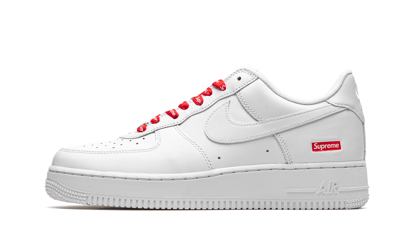 Nike Force 1 Low Supreme Triple White Fashion | eBay