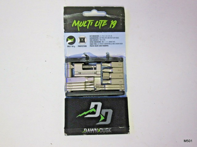 Dawn to Dusk Multi Lite 19 Multi-tool for MTB Mountain Biking for 