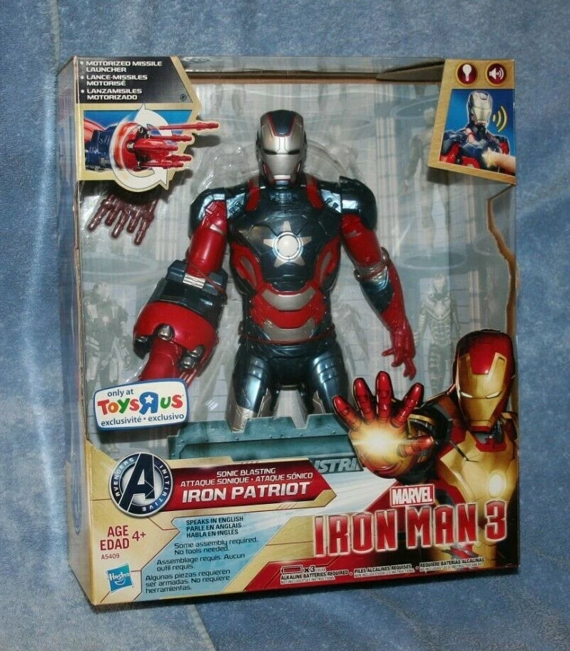 Marvel Avengers Iron Man 3 SONIC BLASTING IRON PATRIOT 14