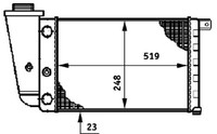 Mahle KüHler WasserküHler MotorküHler FüR Fiat Panda Lancia Y10 141 141A 156