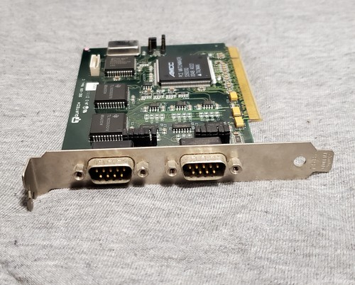 Tested working - Quatech DSC-100 vintage PCI expansion card - 2x serial port - Afbeelding 3 van 3