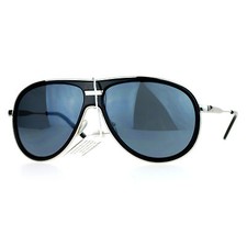 Designer Fashion Sunglasses Round Racer Pilot Metal Rim Unisex UV400