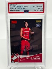Elena Delle Donne Signed Autograph 2019 Panini Instant Champs Mystics PSA DNA