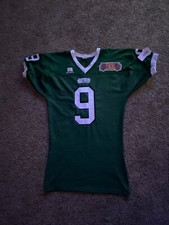 HAWAII COLLEGE FOOTBALL GAME USED JERSEY HULA BOWL #9 BROWN