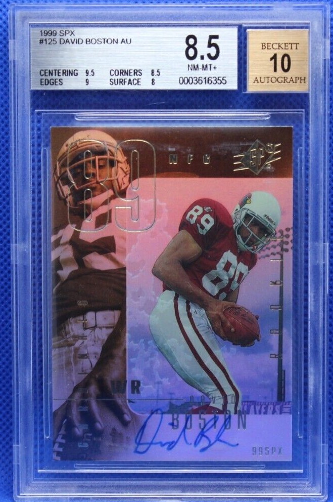David Boston Spx #125 Autographed