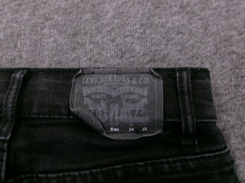 Levis 514 Jeans Boys 8 Black Slim Straight Classic Everyday Basic Minimalist - Picture 17 of 21