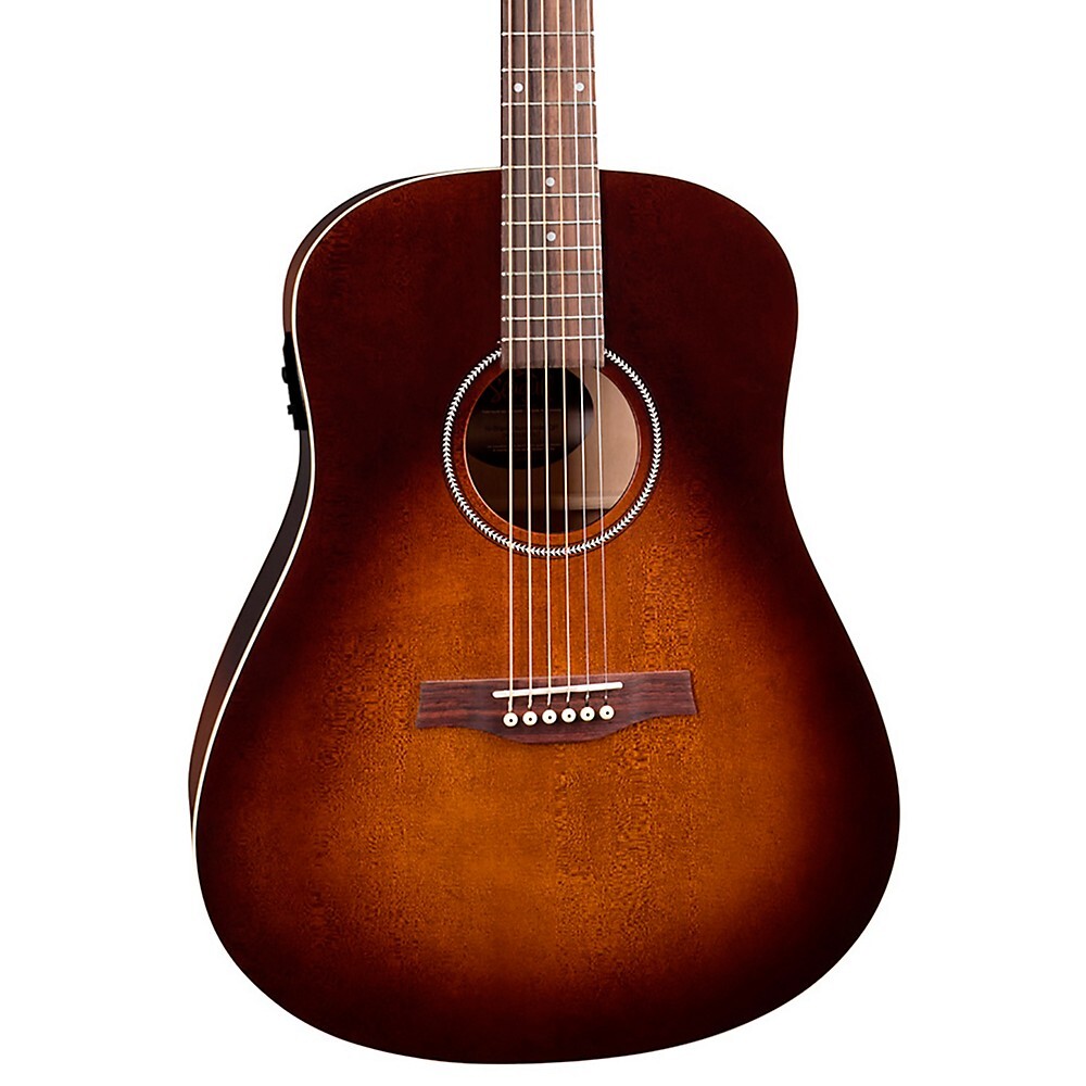 Акустико-электрическая гитара Seagull S6 Original Presys II Dreadnought цвета жженой амбры