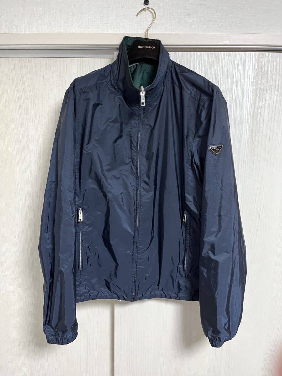 PRADA Nylon Triangle Plate Jacket Navy green 48 | eBay PRADA Nylon Triangle Plate Jacket Navy green 48 | eBay
