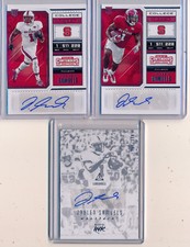 JAYLEN SAMUELS 2018 Contenders Base AUTO , SP Variation & Luminance AUTO /299