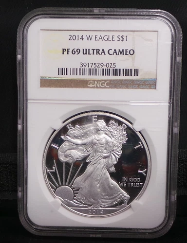 2014-W Silver Eagle NGC PF-69 Ultra Cameo