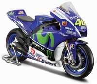 Maisto 31407 Yamaha M1 Model Motorbike Valentino Rossi Motogp 2015 1:10th Scale Maisto 31407 Yamaha M1 Model Motorbike Valentino Rossi Motogp 2015 1:10th Scale