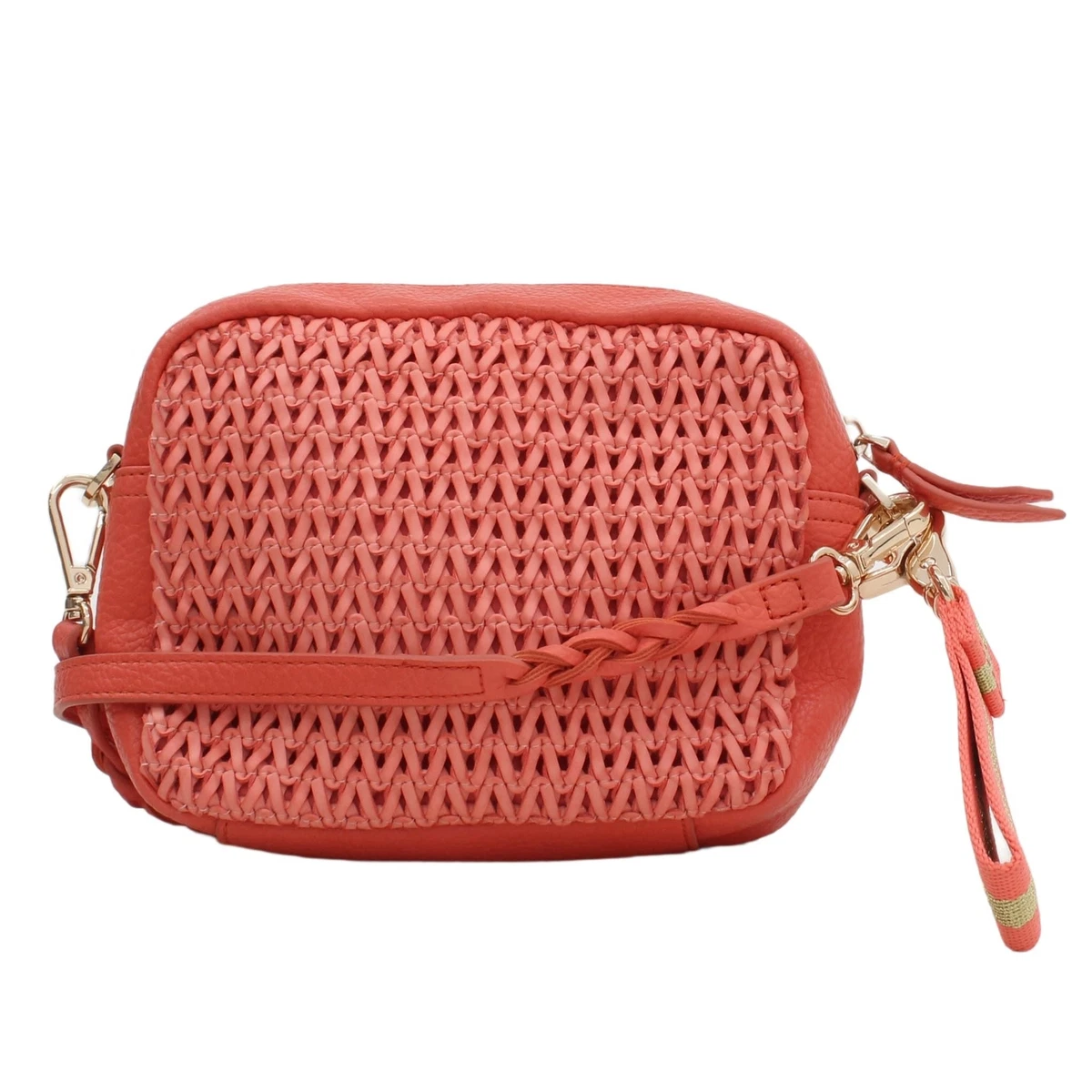 Oliver Bonas Women s Bag Orange 100 Other Shoulder Bag eBay