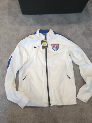 New USA SOCCER NIKE USNMT N98 ANTHEM Waterproof JACKET MENS Small