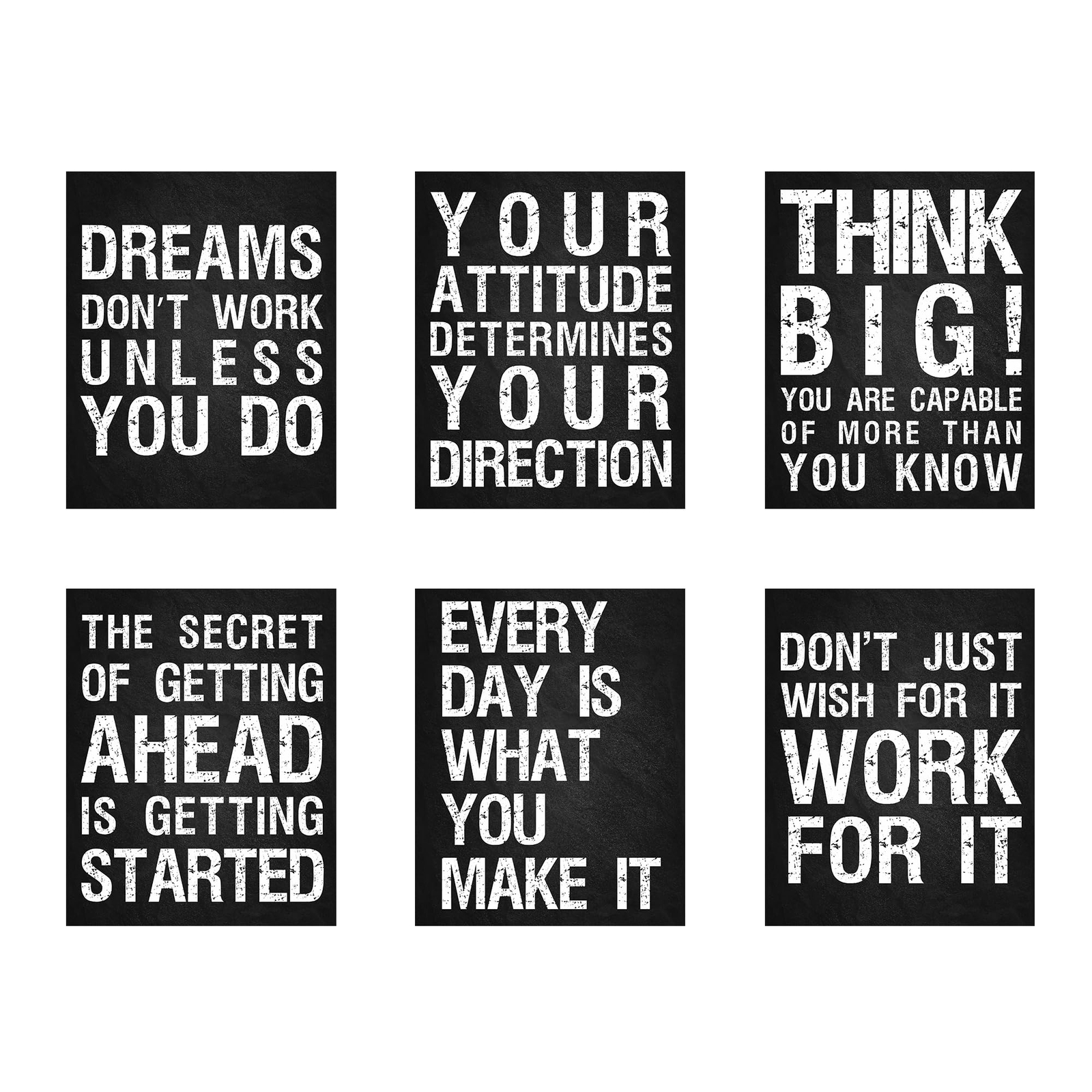 L&O Goods Inspirational Wall Art Decor Posters | Motivational & Positive Quot...