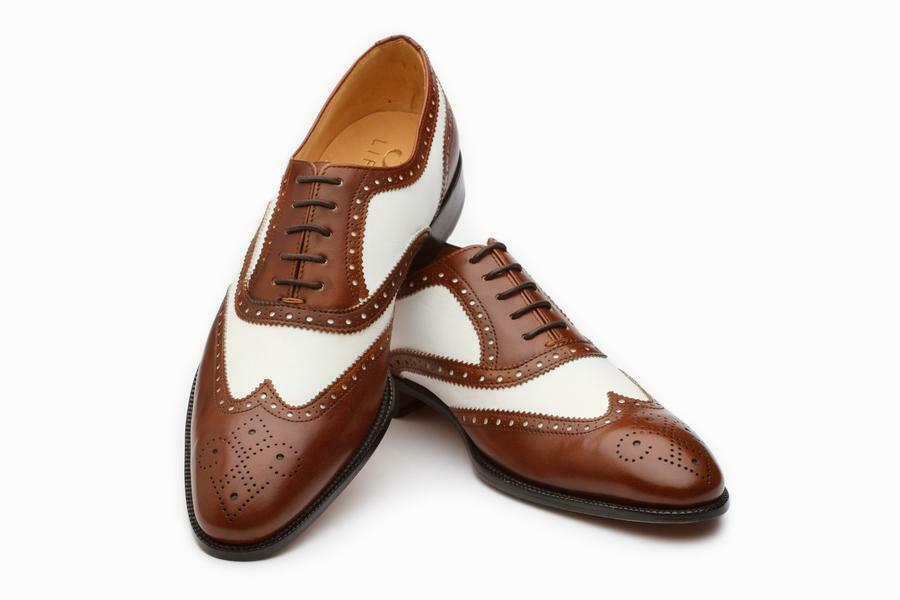 Vintage Yves Saint Laurent Brown Two-Tone Leather Wingtip Dress Shoes 44/US 11 Yves Saint Laurent | Shoes | Mens Shoe Ysl | Poshmark main image 4