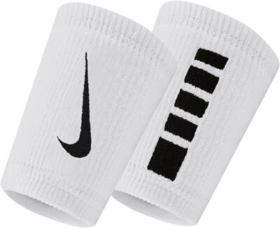 NIKE ELITE Wristband DOUBLEWIDE Schweißbänder Schweißband Handtuch Armband W/B