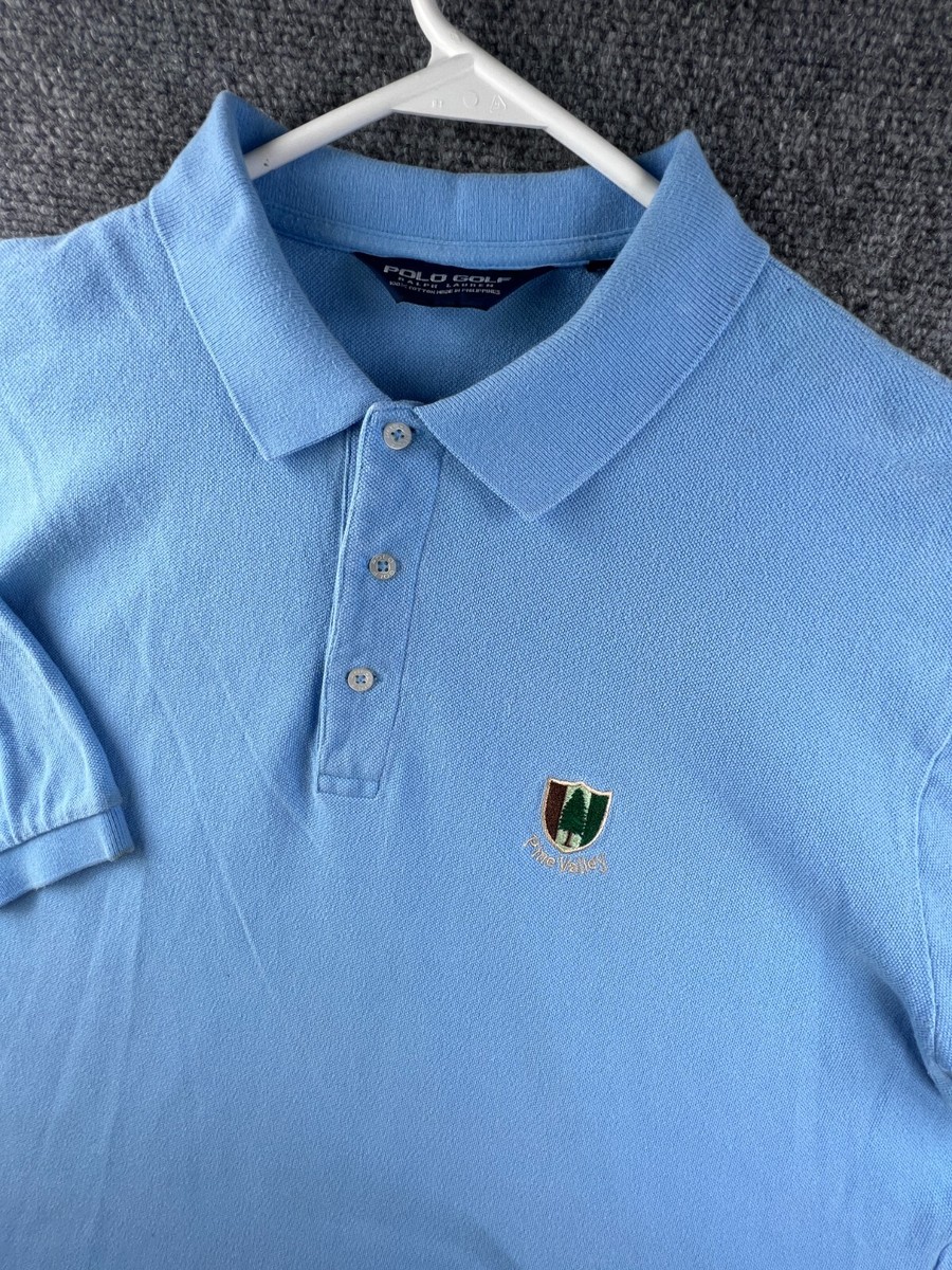 Pine Valley Golf Club Ralph Lauren Polo Golf Shirt XL Blue