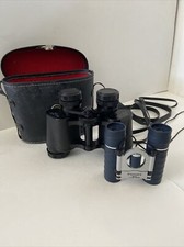 Binocolo Vintage Zenith Ottica Rivestito 8x30 Campo 7,5 con CUSTODIA + Visionary 8x21