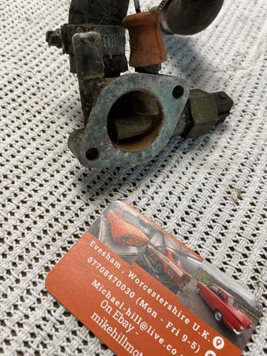 Porsche 924 Alloggiamento Decollo Acqua Con Sensore Temp Usato Parte Buone Condizioni - Foto 2 di 3