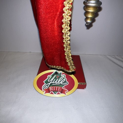 18” Wooden Chriatmas Nutcracker King In Red/blue/yellow With Wand - Picture 15 of 18