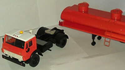 KAMAZ 5460 Zug Tankerfueller UdSSR LKW Modell 1/43 Handarbeit ! Vintage RAR 
