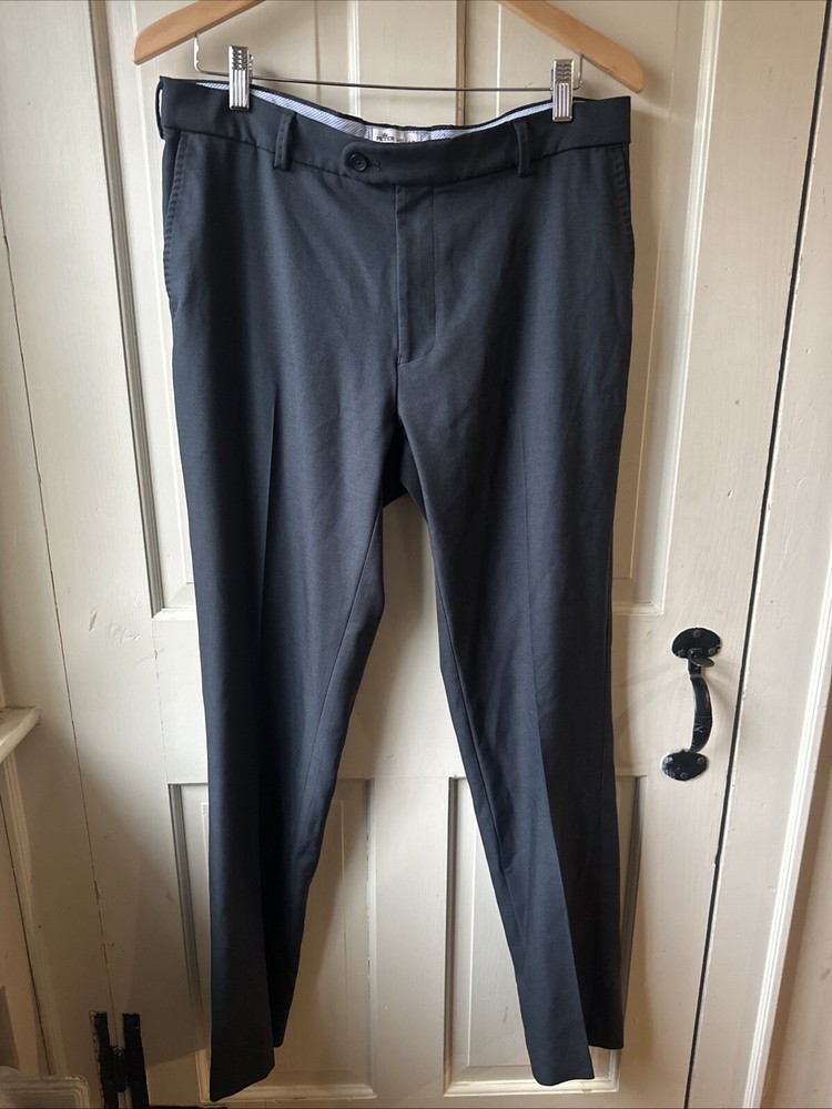 Peter Millar Crown Sport Franklin Performance Trousers 34x32 Charcoal $149