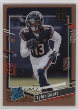 2023 Panini Clearly Donruss Rated Rookie Orange /75 Tyler Scott #89 1cz3