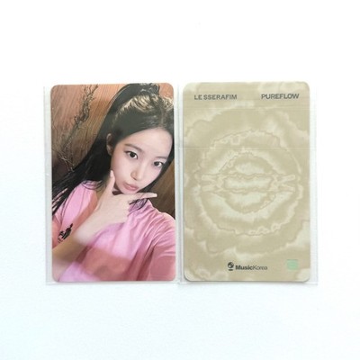 LE SSERAFIM PUREFLOW トレカ LE SSERAFIM] PUREFLOW / Lucky Draw MusicKorea Music Korea