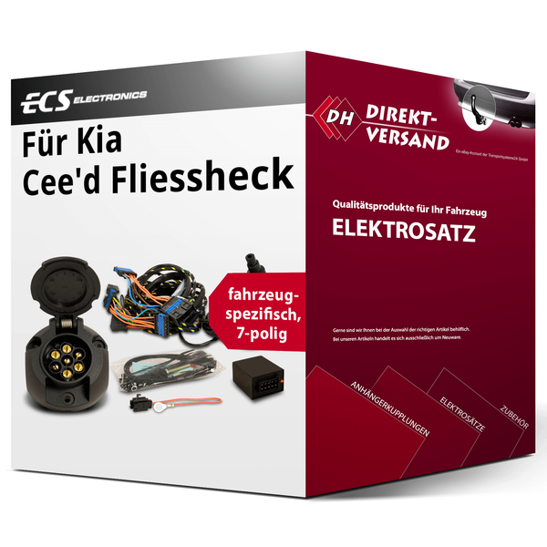 E-Satz 7Polig Spezifisch FüR Kia Cee'd Fliessheck 05.2012-07.2018 Top-image