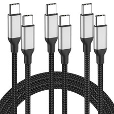 2FT USB C to USB C Cable, 3Pack USB Type C Charger Cord for iPhone 17/16/15