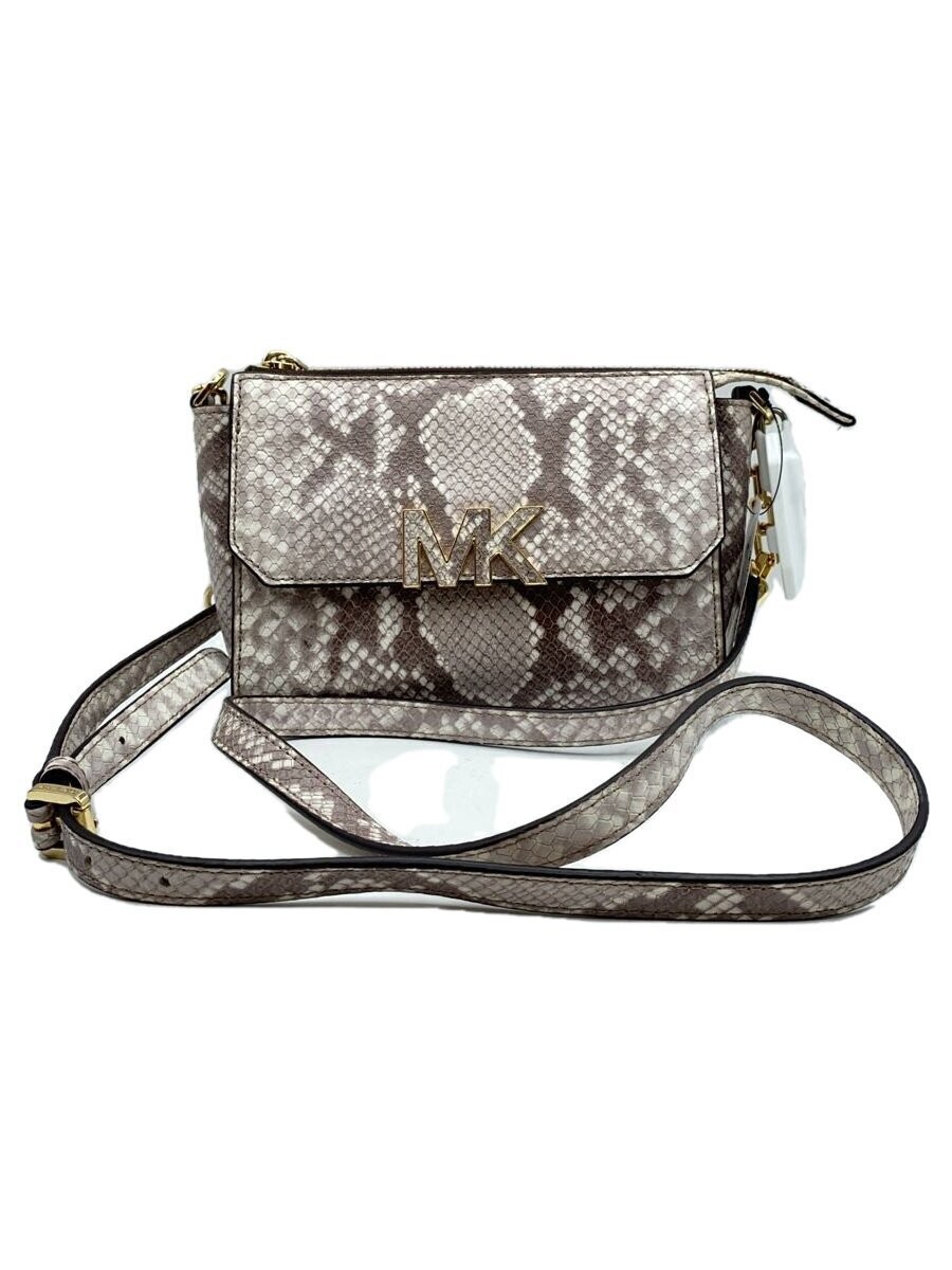 Michael Kors Gray Python Animal Print Shoulder Ba… - image 1