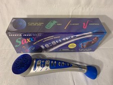 Sharper Image Design Saxxy Electronic Musical Kazoo Tuba Clarinet Saxophone NIB